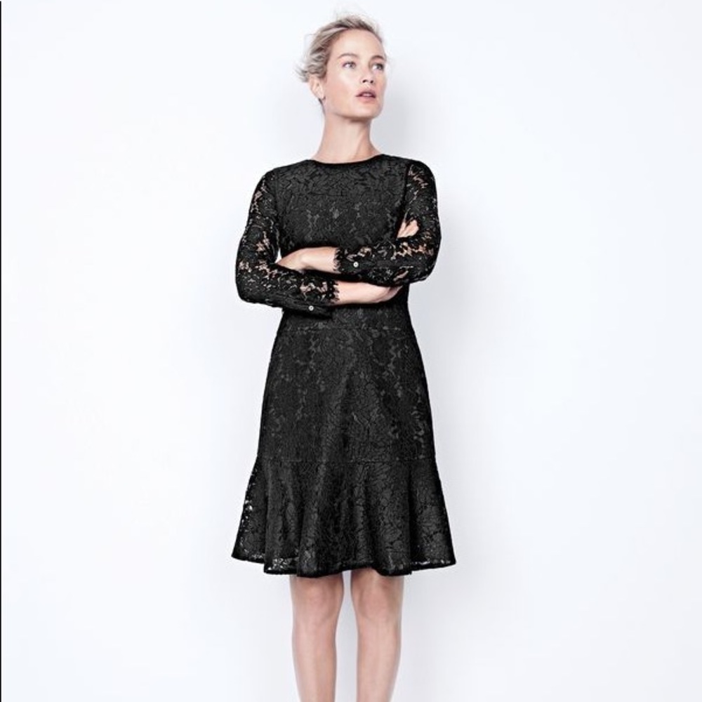 J Crew Lace Drop Waist Dress